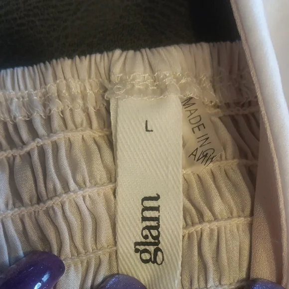 RESERVED FOR LORAINE Glam Adorable Cream Layered Romper Dress - Picture 4 of 13